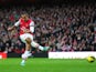 Theo Walcott scores for Arsenal on November 17, 2012