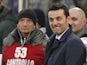 Fiorentina coach Vincenzo Montella bares his choppers on November 18, 2012