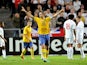 Sweden's Zlatan Ibrahimovic scores four against England on November 14, 2012