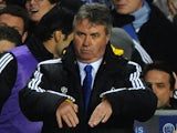 Guus Hiddink as Chelsea manager