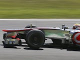 Lewis Hamilton during the first practice for the Brazilian GP on November 23, 2012