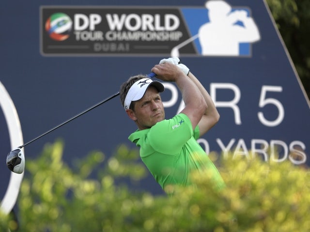 Luke Donald takes a one-shot lead on the opening day of the DP World Championship on November 22, 2012