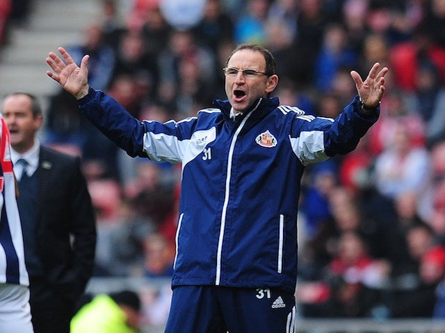 Sunderland boss Martin O'Neill on November 24, 2012