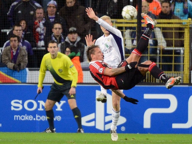Mexes scores from a stunning overhead kick on November 21, 2012