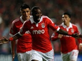 Benfica's Ola John opens the scoring against Celtic on November 20, 2012