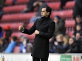 Wigan boss Roberton Martinez likes what he see's against Reading on November 24, 2012