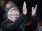 United boss Sir Alex Ferguson applauds the fans after the 3-1 win over QPR on November 24, 2012