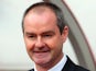 West Brom boss Steve Clarke looking pleased after his side go 2-0 up on November 24, 2012