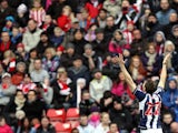 Zoltan Gera opens the scoring for West Brom on November 24, 2012