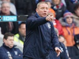 Rangers manager Ally McCoist instructs his team on the touchline on December 2, 2012