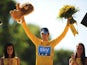 Bradley Wiggins wins the Tour De France on July 22, 2012