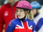 Elise Christie during training on October 8, 2012