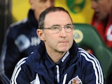 Sunderland manager Martin O'Neill on the touchline during the match against Norwich City on December 2, 2012