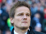 AFC Wimbledon manager Neal Ardley before kick off on December 2, 2012
