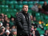 Celtic manager Neil Lennon on the touchline on December 1, 2012