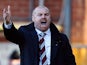 Burnley manager Sean Dyche on the touchline during the match against Blackburn Rovers on December 2, 2012
