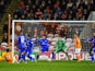 Thomas Ince scores for Blackpool on November 27, 2012