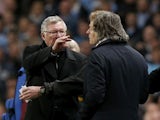 Alex Ferguson gets all up in Roberto Mancini's grill in April 2012