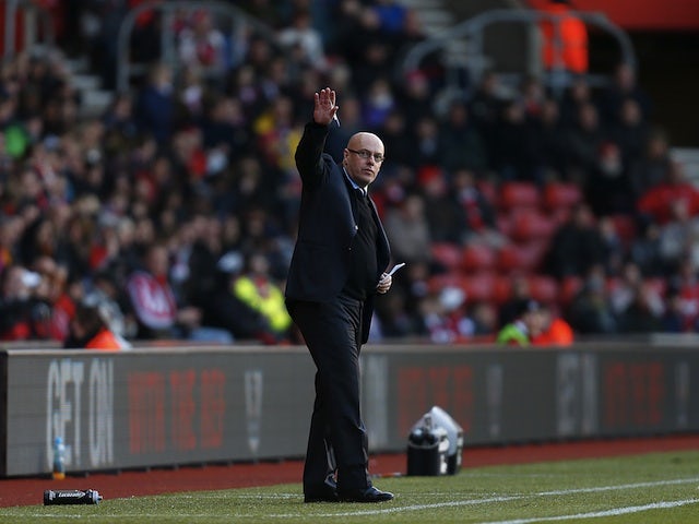 Reading manager Brian McDermott on the touchline at Southampton on December 8, 2012