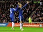 Chelsea striker Fernando Torres celebrates his second goal against Sunderland on December 8, 2012
