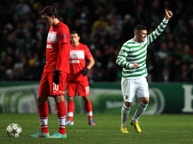 Half-Time Report: Celtic, Spartak level