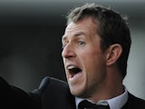 Burton Albion manager Gary Rowett during the match against Accrington Stanley on December 9, 2012