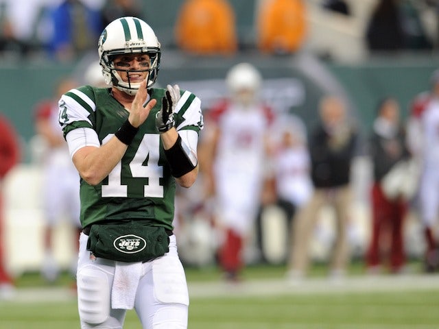 Greg McElroy of the New York Jets on December 2, 2012
