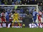 James McCarthy opens the scoring for Wigan on December 8, 2012