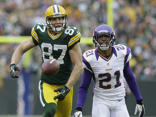 Green Bay Packers wide receiver Jordy Nelson on December 2, 2012