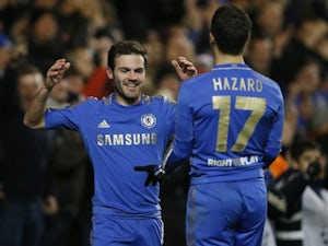 Team News: Mata on Chelsea bench,  Hazard returns