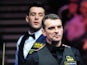 Mark Selby and Mark Davis during their match at the UK Championships on December 8, 2012