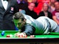 Mark Selby at the table during the UK Championship final on December 9, 2012
