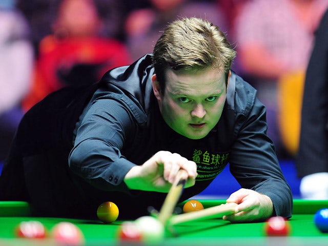Shaun Murphy at the table during the UK Championship final on December 9, 2012