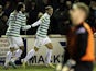 Celtic's Adam Matthews celebrates his goal in the Scottish Cup against Arbroath on December 12, 2012