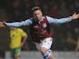 Andreas Weimann celebrates a goal against Norwich on December 11, 2012