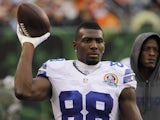 Cowboys' Dez Bryant before a game with the Bengals on December 9, 2012
