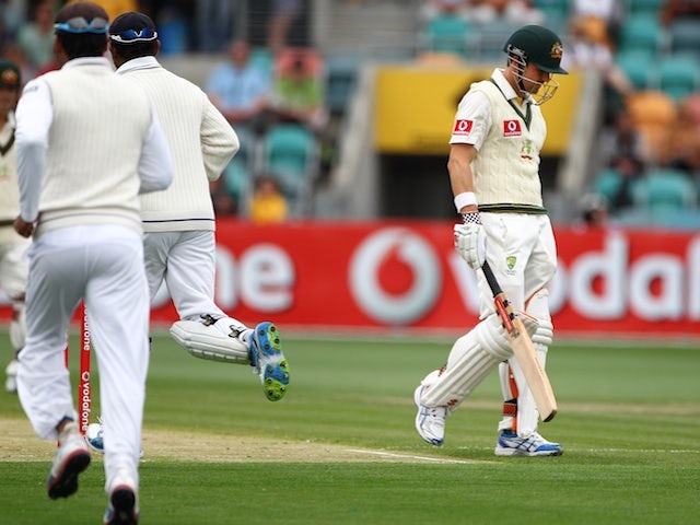 Australia lose two early wickets
