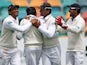 Sri Lanka captain Mahela Jayawardene celebrates taking the wicket of Shane Watson on December 14, 2012