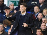 Swansea City manager Michael Laudrup on the touchline during the match against Tottenham Hotspur on December 16, 2012