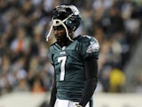 Eagles QB Michael Vick after a game with Dallas on November 11, 2012