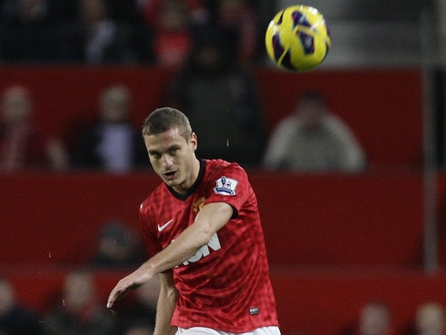 Team News: Vidic misses out for Man United