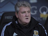 Hull boss Steve Bruce watches on against Huddersfield on December 15, 2012