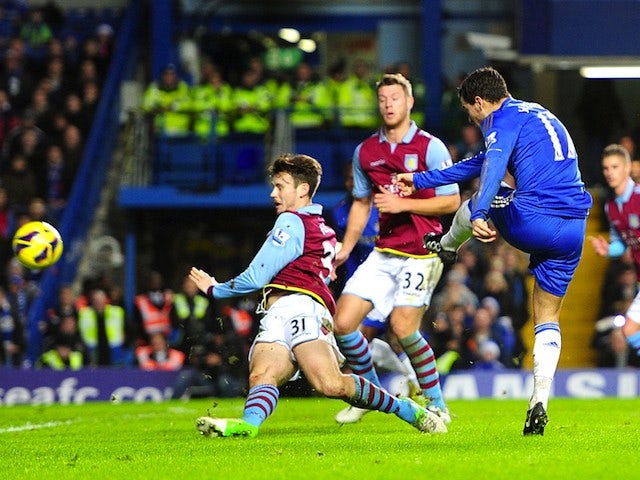 Eden Hazard scores Chelsea's seventh on December 23, 2012