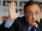 Real president Florentino Perez gives a press conference on May 26, 2010