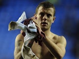 Arsenal's Jack Wilshere following the 5-2 win over Reading on December 17, 2012