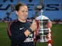 Arsenal Ladies' Laura Harvey after the FA Cup win over Bristol on May 21, 2011