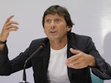 PSG executive Leonardo takes a press conference in Milan on July 7, 2011