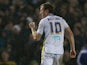 Leeds United's Luciano Becchio celebrates after scoring against Chelsea in the League Cup on December 19, 2012