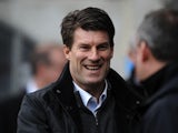 Swansea manager Michael Laudrup before kick-off against Man Utd on December 23, 2012