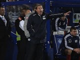 QPR manager Harry Redknapp barks the orders from the touchline on December 26, 2012